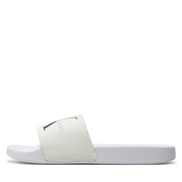 

Шльопанці Calvin Klein Jeans Slide Monogram Co YW0YW00103 Bright White/Black 01W, Білий