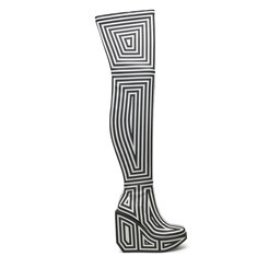 United Nude Ботуши United Nude Wa Long Boot Hi 1087851082 Сив