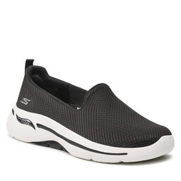 Skechers Polobotky Skechers Go Walk Arch Fit 124401/BKW Black/White