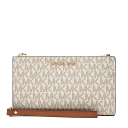 MICHAEL Michael Kors Duży Portfel Damski MICHAEL Michael Kors Jet Set 32F1GJ6W4B Beżowy
