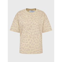 HYPE HYPE Camiseta YVLR-165 Beis Relaxed Fit