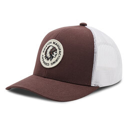 Brixton Шапка с козирка Brixton Rival Stamp 10988 Mahogany/White