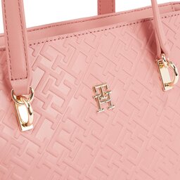 

Сумка Tommy Hilfiger Th Refined Mini Tote Mono AW0AW16002 Teaberry Blossom TJ5, Рожевий