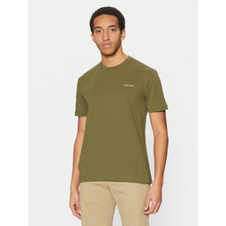 Calvin Klein Calvin Klein Camiseta Micro Logo K10K109894 Verde Regular Fit