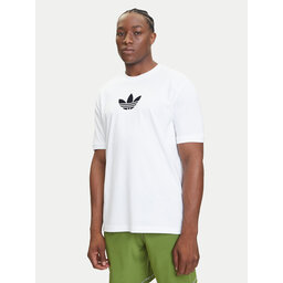 adidas adidas Marškinėliai adicolor 2000s Cali JX1515 Balta Loose Fit