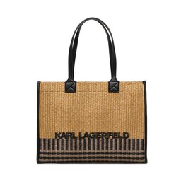 KARL LAGERFELD Geantă KARL LAGERFELD 231W3022 Natural/Black A199