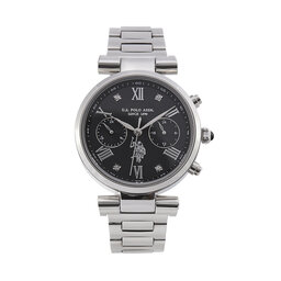 U.S. Polo Assn. Zegarek U.S. Polo Assn. Ines USP8311BK Srebrny