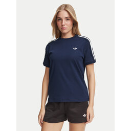 adidas adidas T-Shirt Lace 3 Stripes LG4264 Dunkelblau Regular Fit