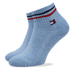 

Набір 2 пар низьких шкарпеток unisex Tommy Hilfiger 701228177 Light Blue Melange 004, Голубий