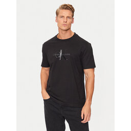 Calvin Klein Jeans Calvin Klein Jeans Camiseta Shiny Monologo J30J327109 Negro Regular Fit