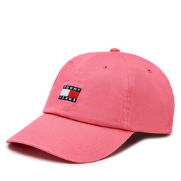 Tommy Jeans Gorra con visera Tommy Jeans Heritage AW0AW15848 Pink Alert THW