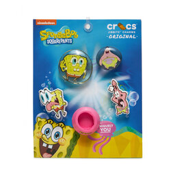 Crocs Accesorii pentru pantofi Crocs Jibbitz Spongebob Bubble 5 Pck Colorat