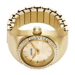 Fossil Zegarek Fossil Watch Ring ES5319 Gold/Gold