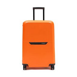 Samsonite Stredný pevný kufor Samsonite Magnum Eco 139846 0595 1BEU Radiant Orange