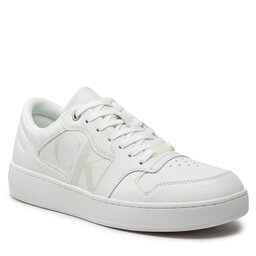 Calvin Klein Jeans Сникърси Calvin Klein Jeans Basket Cupsole Bold Mono Lth YM0YM00428 Triple White 0K8