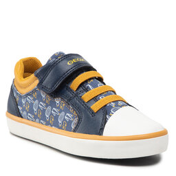 Geox Teniși Geox J Gisli B. A J155CA 0AWBU C4B2G S Avio/Dk Yellow