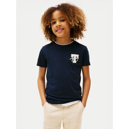 Tommy Hilfiger Tommy Hilfiger Majica Varsity Graphic KB0KB09868 Mornarsko modra Regular Fit