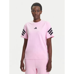 adidas adidas Camiseta Future Icons 3-Stripes JE0240 Rosa Regular Fit