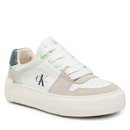 Calvin Klein Jeans Сникърси Calvin Klein Jeans V3A9-80662-1269A M Taupe/Off White/Green 480