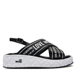 LOVE MOSCHINO Sandały LOVE MOSCHINO JA16315I0IIX300A Czarny