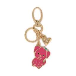 

Брелок Liu Jo Dog Jey Ring AF3264 A0001 Gold/Fuxia S1G15, Золотий