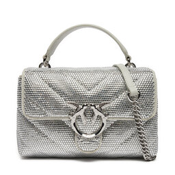 PINKO Torebka PINKO Love Lady Puff Mini Cl AI 24-25 PLTT 100044 A217 ZZFN Srebrny