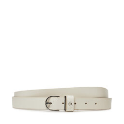 Calvin Klein Curea de Damă Calvin Klein Ck Metal Loop Round Buckle 2.5 K60K613147 Alb