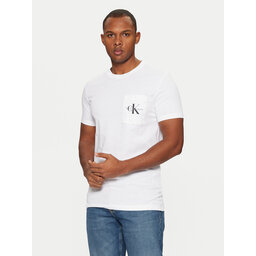 Calvin Klein Jeans Calvin Klein Jeans Marškinėliai J30J320936 Balta Slim Fit