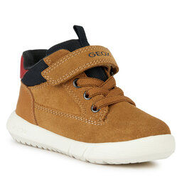 Geox Šnurovacia obuv Geox B Hyroo Boy B365DA 022ME C2306 S Curry/Black