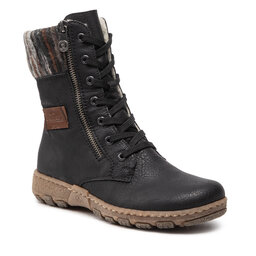 Rieker Botine Rieker Z0123-01 Schwarz