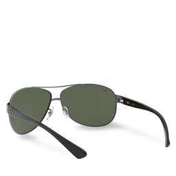 

Сонцезахисні окуляри Ray-Ban 0RB3386 004/71 Gunmetal/Dark Green, Чорний