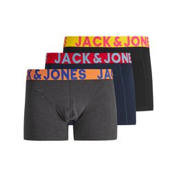 Jack&Jones Jack&Jones Набір з 3 пар боксерів Crazy Solid 12151349 Кольоровий