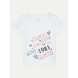 Guess Guess Camiseta K4YI26 K6YW4 Blanco Regular Fit