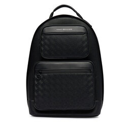 Tommy Hilfiger Rucksack Tommy Hilfiger Th Modern Monogram Backpack AM0AM14683 Schwarz