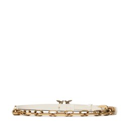 

Жіночий ремінь Pinko Love Day Macro Chain H2 Belt PE 23 PLT01 100139 A0F1 White Z14Q, Білий