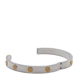 

Браслет Tory Burch Miller Stud Hinge Bracelet 78420 Tory Silver/Tory Gold 024, Срібний