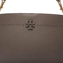 

Сумка Tory Burch McGraw Bucket Bag 143544 Silver Maple, Сірий