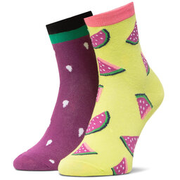 Dots Socks Hohe Unisex-Socken Dots Socks DTS-SX-462-R Violett