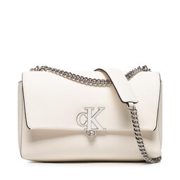 Calvin Klein Geantă Calvin Klein Minimal Monogram Ew Flap Cony K60K609291 02W