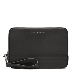 Tommy Hilfiger Kozmetični kovček Tommy Hilfiger Th Business Leather Washbag AM0AM10985 BDS