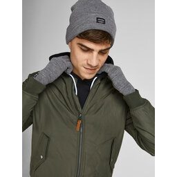 

Набір шапка і рукавички Jack&Jones 12168383 Grey Melange 3739907, Сірий