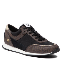 MICHAEL Michael Kors Сникърси MICHAEL Michael Kors Callan Trainer 43T2CNFS2B Brown Multi