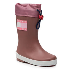 Tommy Hilfiger Gumáky Tommy Hilfiger Rain Boot T3X6-30766-0047 M Antique Rose 303