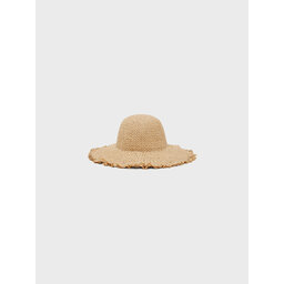 

Капелюх NAME IT 13213752 Wide Beach Straw, Бежевий