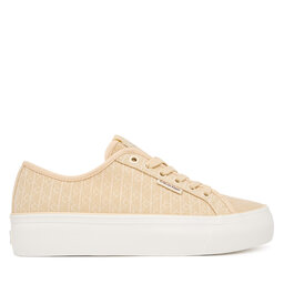 Calvin Klein Sneakers Calvin Klein Vulc Flatf Laceup Jaq Aop HW0HW03265 Hellgelb