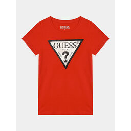 Guess Guess Majica J2YI51 K6YW1 Rdeča Regular Fit