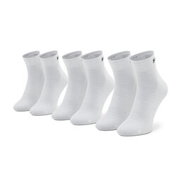 Skechers Set di 3 paia di calzini corti unisex Skechers SK42017 White 1000
