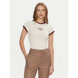 Tommy Hilfiger Tommy Hilfiger Футболка WW0WW43898 Бежевий Slim Fit