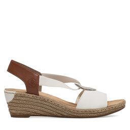 Rieker Sandale Rieker 624H6-81 Alb