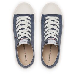 

Кеди Tommy Hilfiger Low Cut Lace-Up T3X9-32827-0890 S Denim 806, Голубий